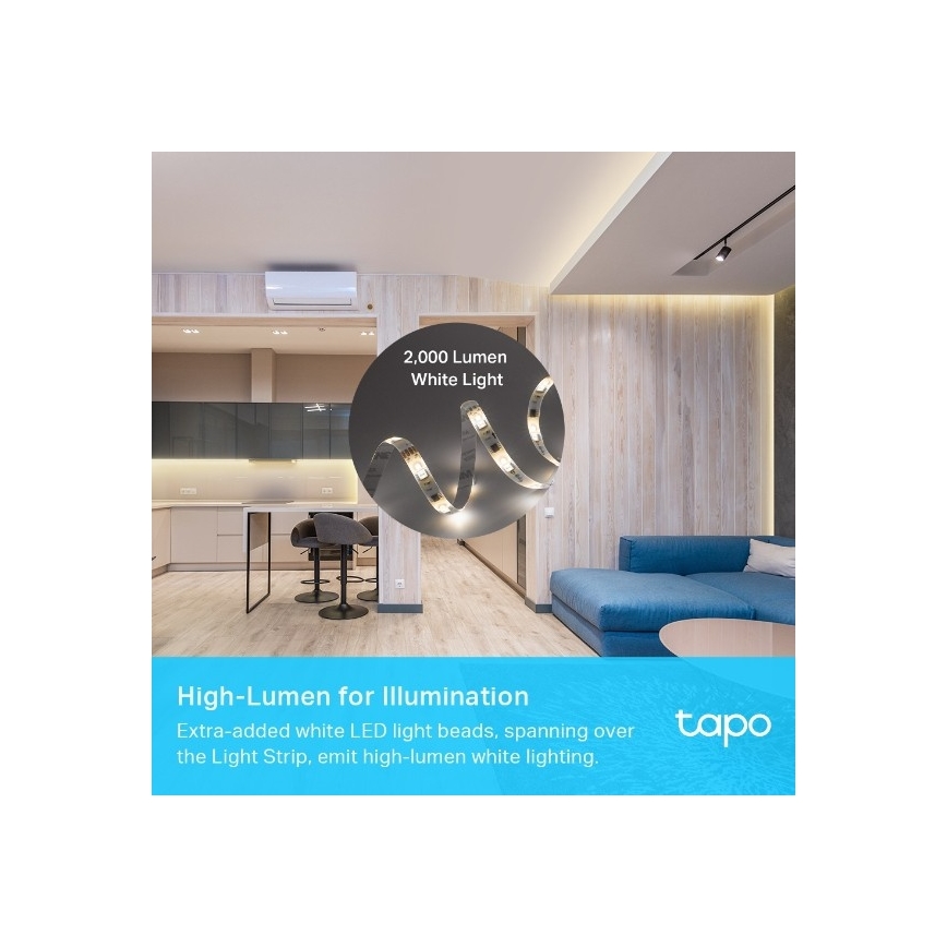 TP-Link - Striscia LED RGBW dimmerabile 5 m LED/24W/230V Wi-Fi