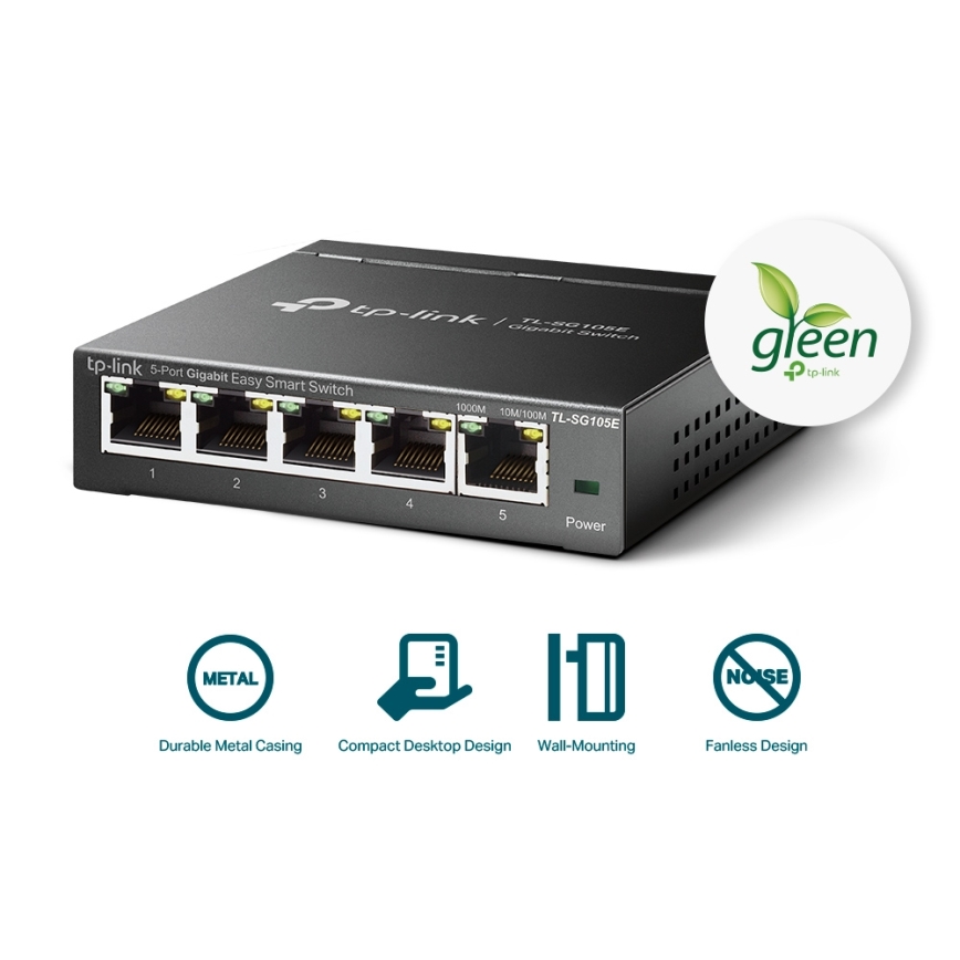 TP-Link - Switch Easy Smart Gigabit a 5 porte
