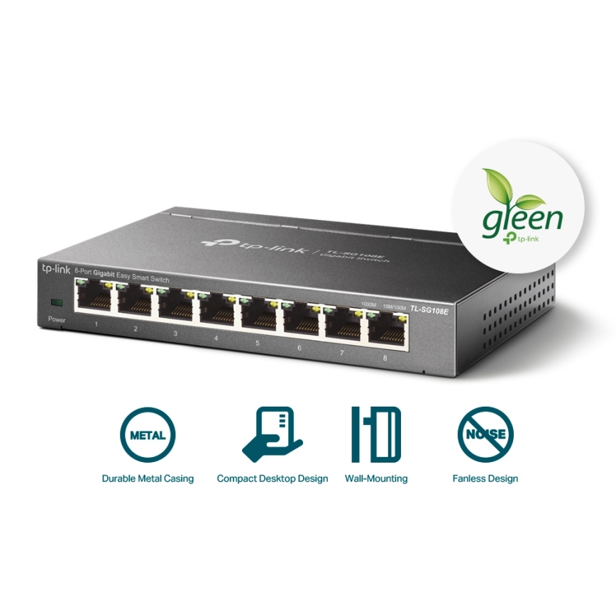 TP-Link - Switch Easy Smart Gigabit a 8 porte
