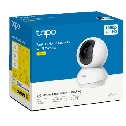 TP-Link - Telecamera di sicurezza smart orientabile Wi-FI