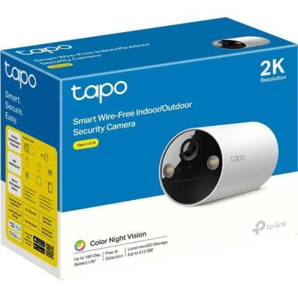 TP-Link - Telecamera intelligente da esterno con sensore IP65 Wi‑Fi
