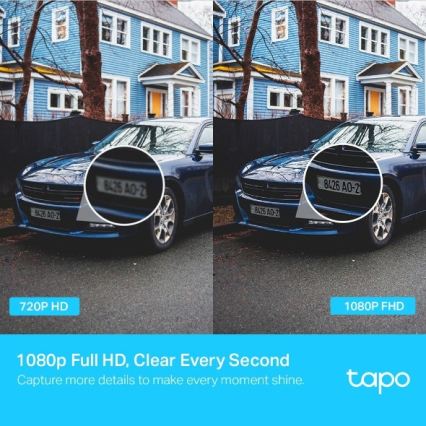 TP-Link - Telecamera per esterni con sensore, protezione IP65 e Wi‑Fi