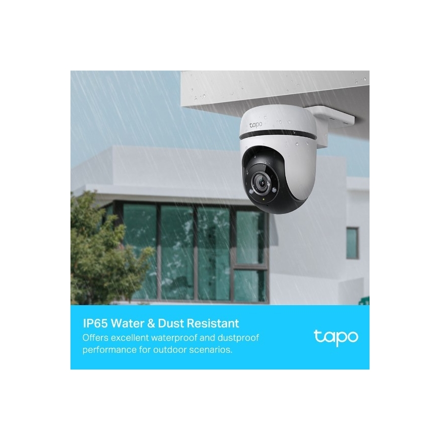 TP-Link - Telecamera per esterni con sensore, protezione IP65 e Wi‑Fi