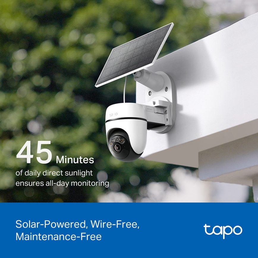 TP-Link - Telecamera solare intelligente 5V IP65 Wi‑Fi