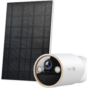 TP-Link - Telecamera solare per esterni con sensore, IP66, Wi-Fi