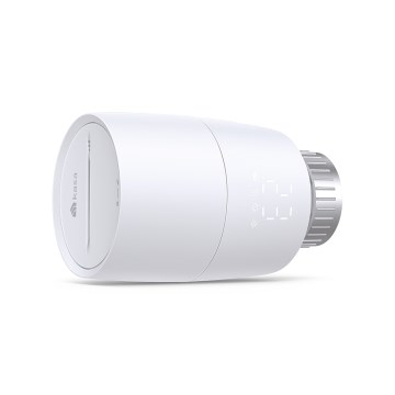 TP-Link - Testa termostatica intelligente con display LCD, alimentata da 2x AA, Tuya