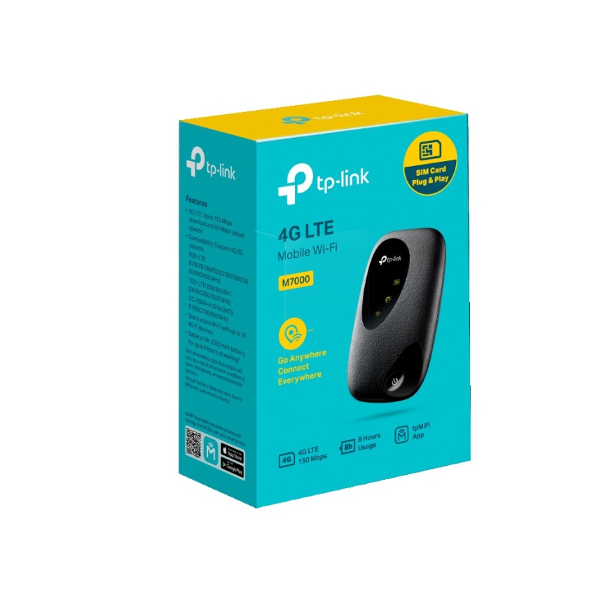 TP-Link - Wi-Fi portatile 4G LTE M7000