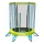 Trampolino per bambini Ø 140 cm, blu/verde