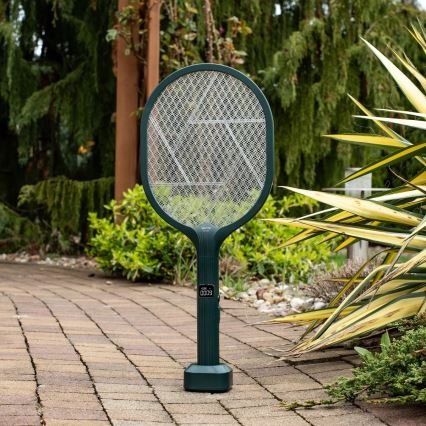 Trappola elettrica per insetti LED 2 in 1 con display LCD 1200 mAh/5V verde