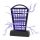 Trappola per insetti UV 1000 mAh/5V, nera