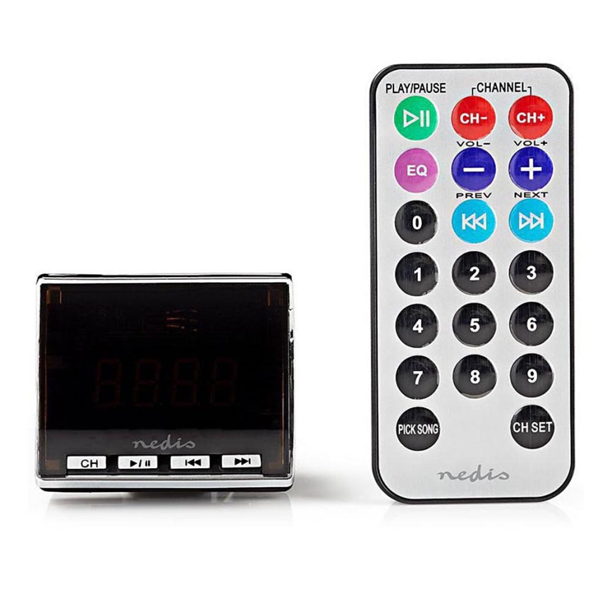 Trasmettitore FM per auto MP3 / 12V + telecomando