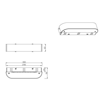 Trio - Applique LED RGBW dimmerabile ADRIANA LED/5,5W/230V 3000-6500K Wi-Fi + telecomando
