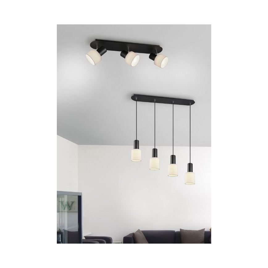 Trio - Faretto WAILER 3xGU10/5W/230V nero