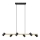 Trio - Lampadario a sospensione con cavo MARLEY 6xGU10/35W/230V nero/oro