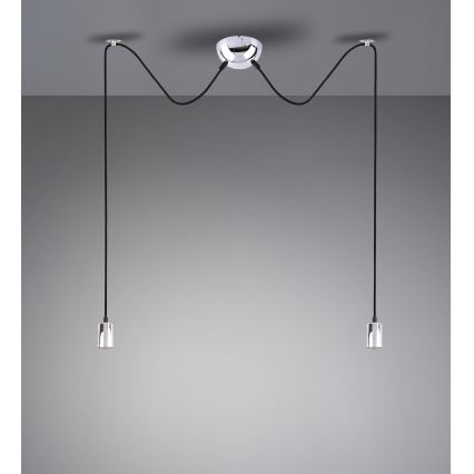 Trio - Lampadario a sospensione con filo CORD 2xE27/60W/230V ragno