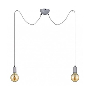 Trio - Lampadario a sospensione con filo CORD 2xE27/60W/230V ragno