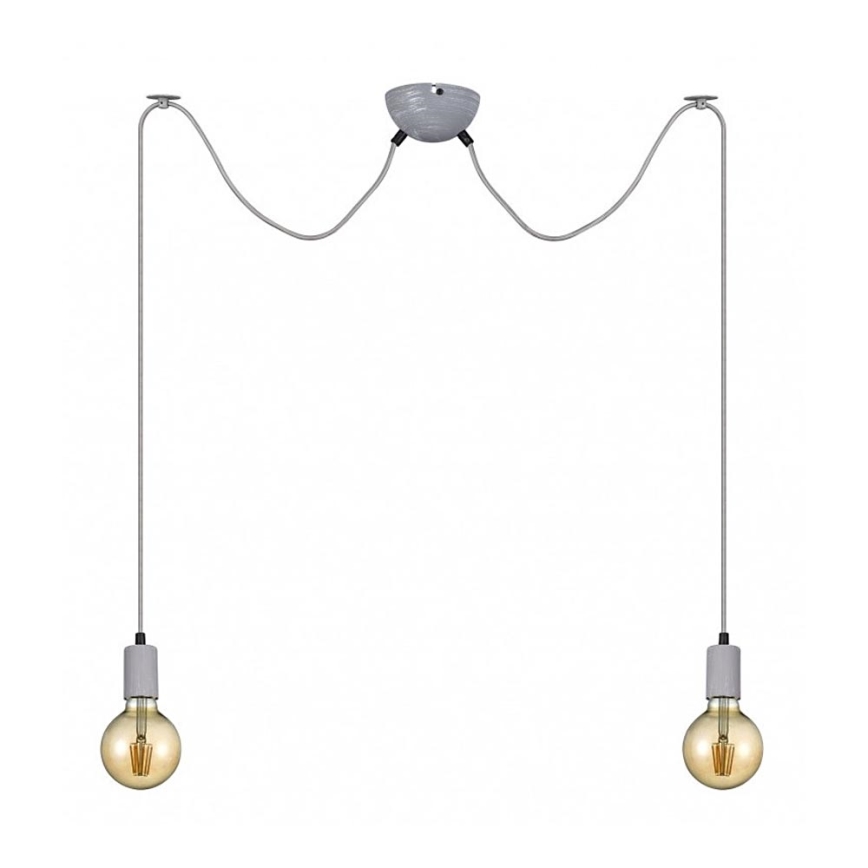 Trio - Lampadario a sospensione con filo CORD 2xE27/60W/230V ragno