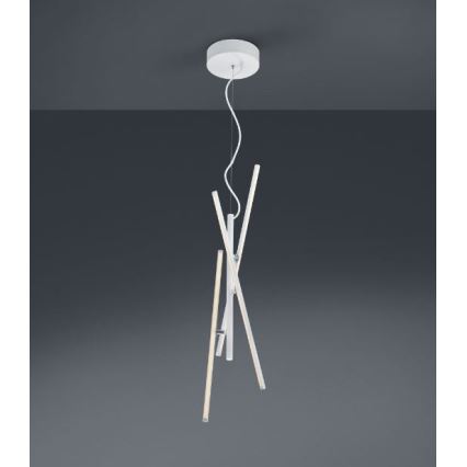 Trio - Lampadario LED Dimmerabile su corda TIRIAC 3xLED/7,5W/230V bianco