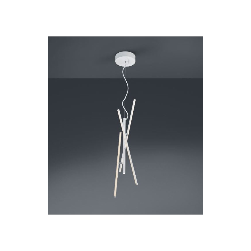 Trio - Lampadario LED Dimmerabile su corda TIRIAC 3xLED/7,5W/230V bianco
