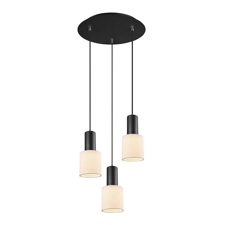 Trio - Lampadario su corda WAILER 3xGU10/5W/230V beige