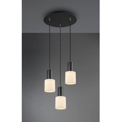 Trio - Lampadario su corda WAILER 3xGU10/5W/230V beige