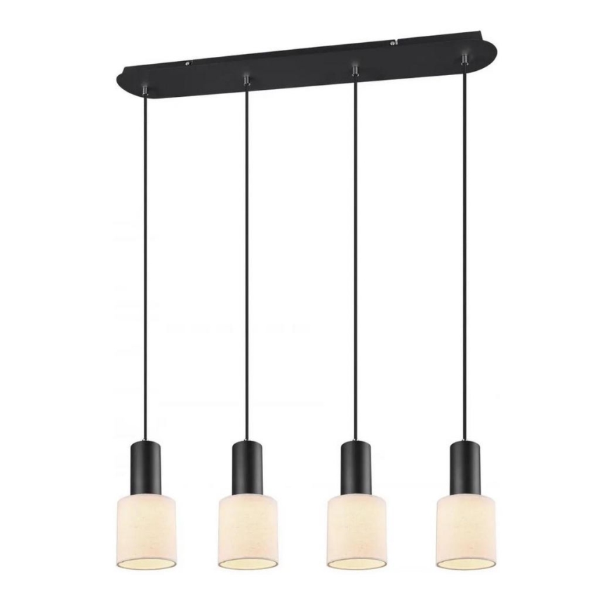 Trio - Lampadario su corda WAILER 4xGU10/5W/230V beige