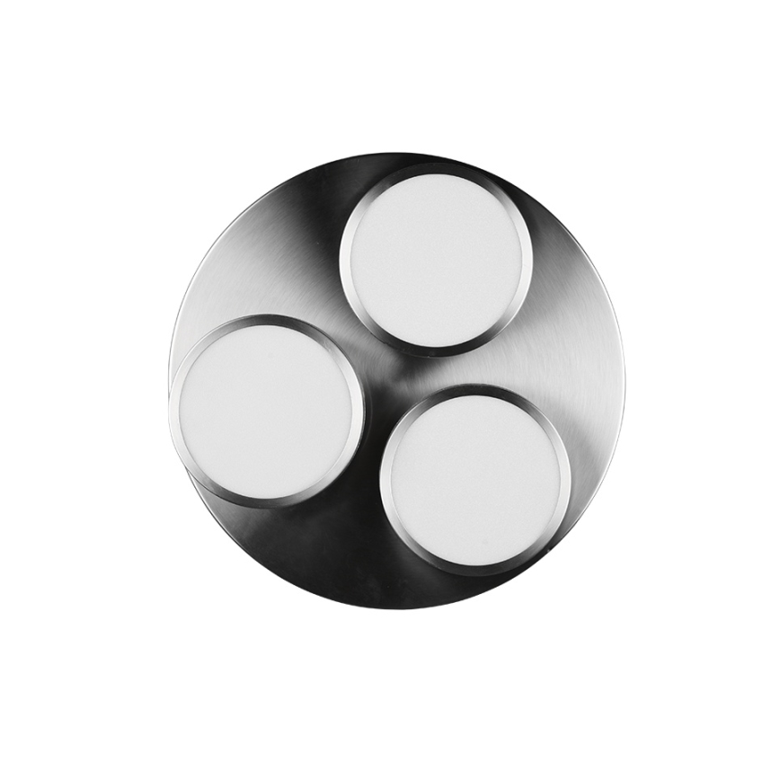 Trio - Plafoniera dimmerabile a LED FRANKLIN 3xLED/8,5W/230V 3000K Ø 35 cm cromo opaco