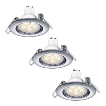 TRIO - SET 3x Lampada LED da incasso dimmerabile LED/5,5W/230V