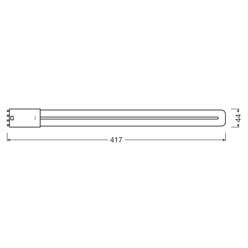 Tubo fluorescente LED 2G11/18W/230V 3000K - Osram