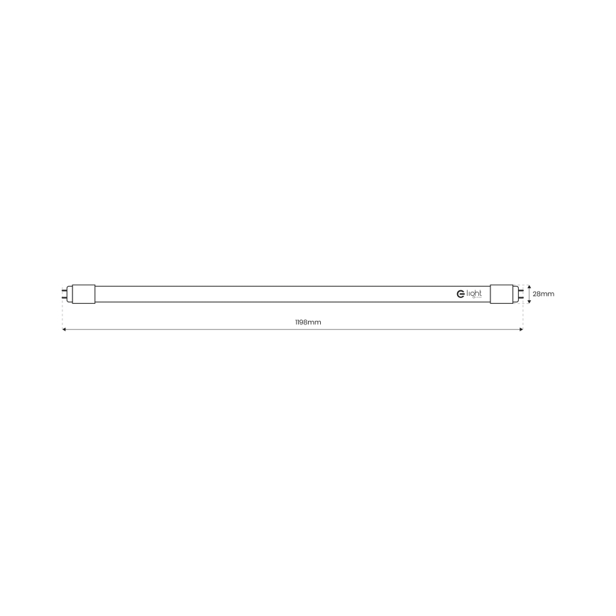 Tubo fluorescente LED G13/18W/230V 4000K