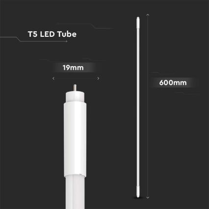 Tubo fluorescente LED T5 G5/8W/230V 6500K 60 cm