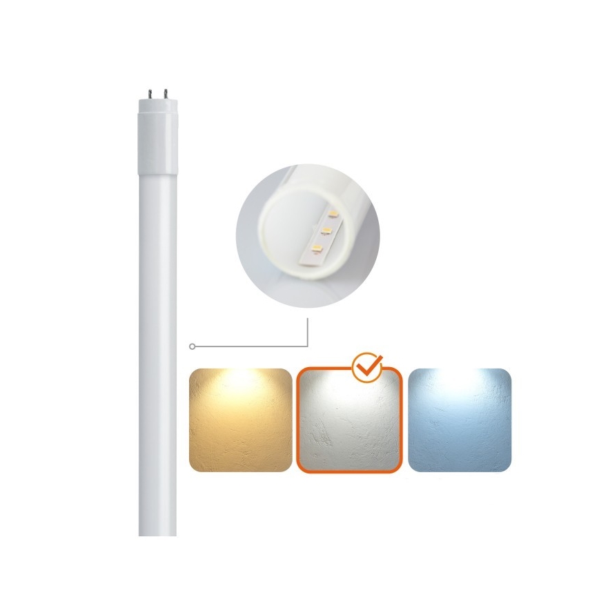 Tubo fluorescente LED T8 G13/18W/230V 4000K 120 cm