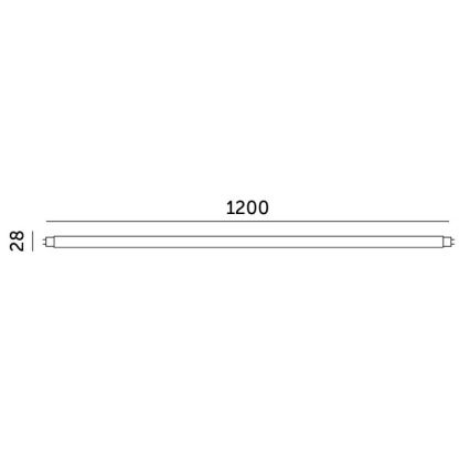 Tubo fluorescente LED T8 G13/18W/230V 6500K 120 cm