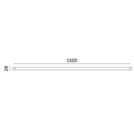 Tubo fluorescente LED T8 G13/22W/230V 6500K 150 cm