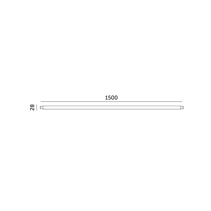 Tubo fluorescente LED T8 G13/22W/230V 6500K 150 cm