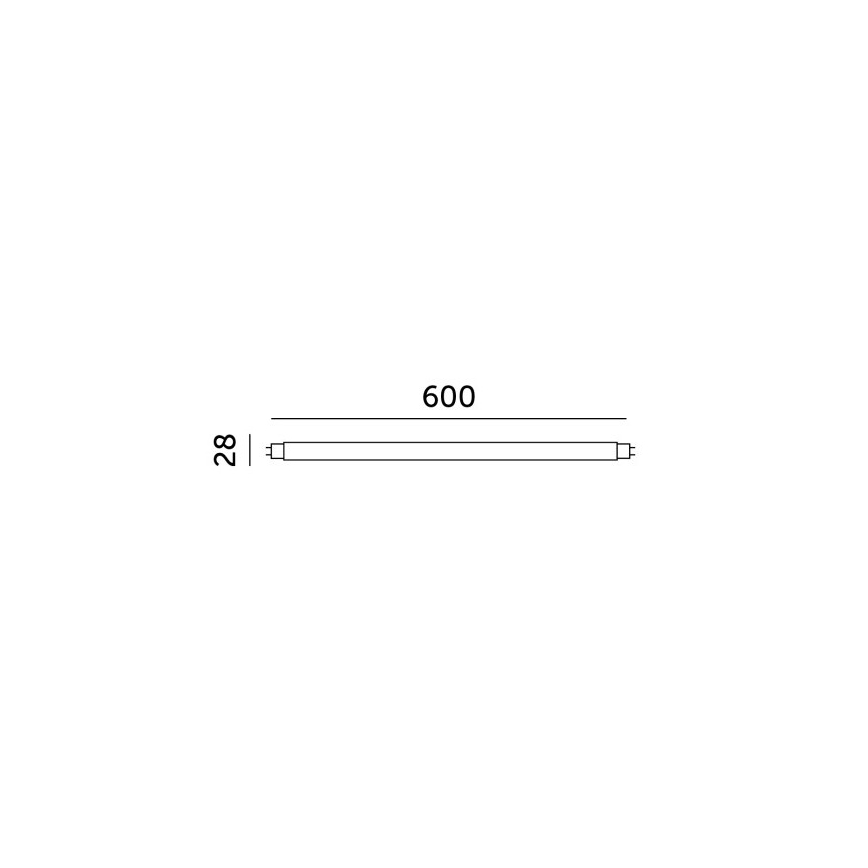 Tubo fluorescente LED T8 G13/9W/230V 6500K 60 cm