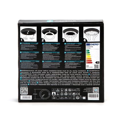 Tubo fluorescente T9 G10Q/22W/230V 6500K - Aigostar