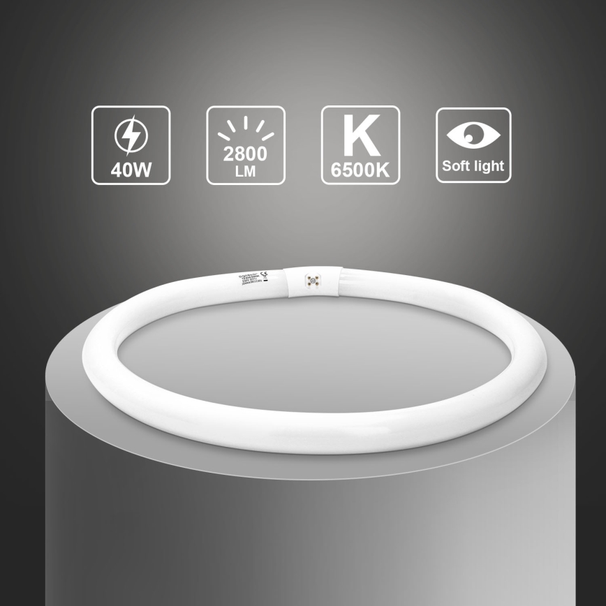 Tubo fluorescente T9 G10q/40W/230V 6500K - Aigostar