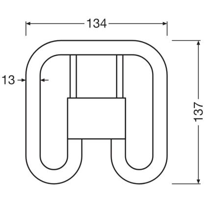 Tubo fluorescente LED GR8/7W/230V 3000K - Osram
