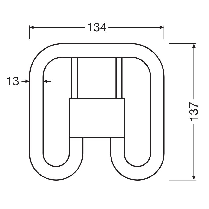 Tubo fluorescente LED GR8/7W/230V 3000K - Osram