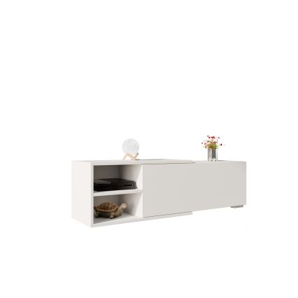 TV tavolo CLIF 40x180 cm bianco