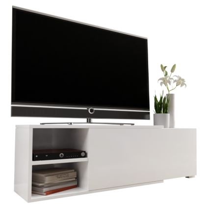 TV tavolo CLIF 40x180 cm bianco