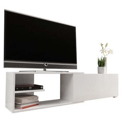 TV tavolo CLIF 40x180 cm bianco