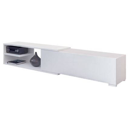 TV tavolo CLIF 40x180 cm bianco