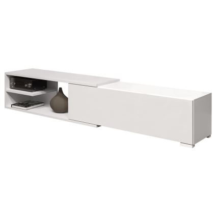 TV tavolo CLIF 40x180 cm bianco