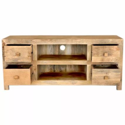 TV tavolo HINA 60x140 cm legno solido/mango