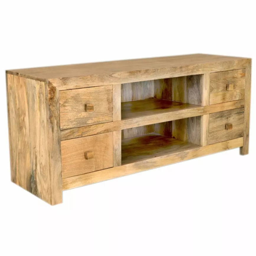 TV tavolo HINA 60x140 cm legno solido/mango