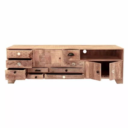 TV tavolo MANU 160x50 cm legno solido/mango