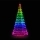 Twinkly - Albero di Natale da esterno con luci LED RGBW dimmerabili LIGHT TREE 1000xLED 6 m IP44 Wi-Fi