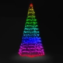 Twinkly - Albero di Natale LED RGB da esterno LIGHT TREE 450xLED 3m IP44 Wi-Fi